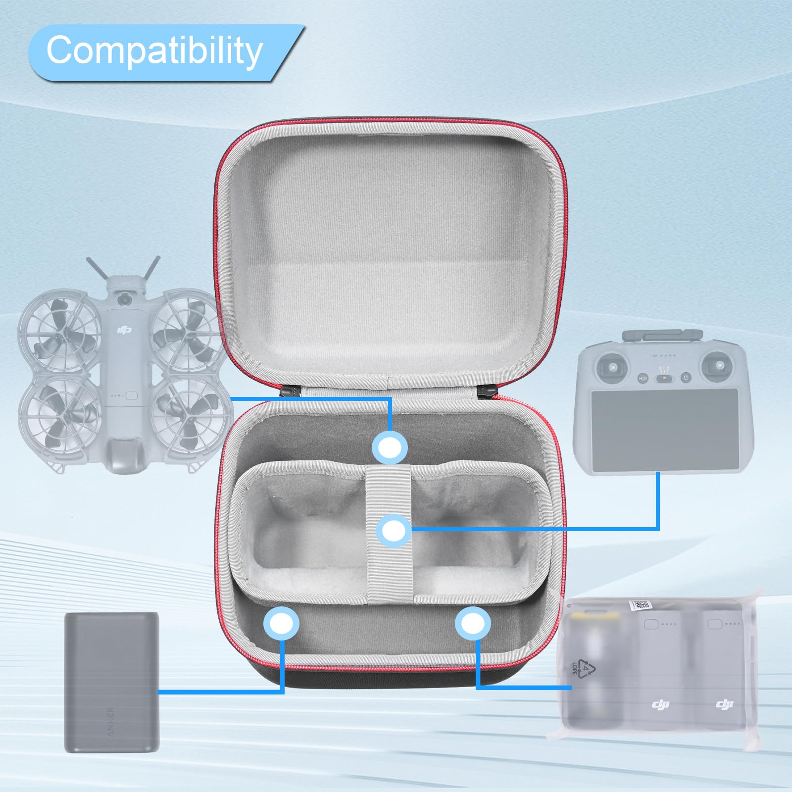 Borsa Portatile per DJI Neo 2  - Drone Charging Hub recensione e prezzo