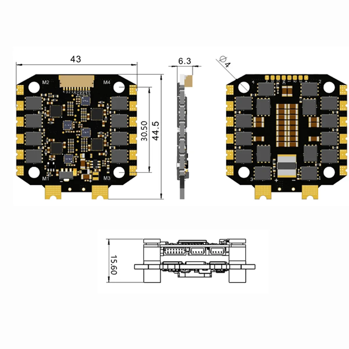 Controller di Volo F405 F4 FC  - Betaflight Fc F4 recensione e prezzo